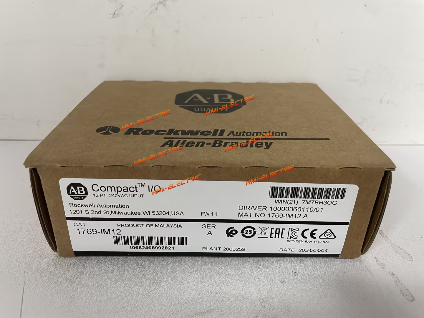 New Factory Sealed AB 1769-IM12 SER A CompactLogix 12Pt 240VAC Input Module