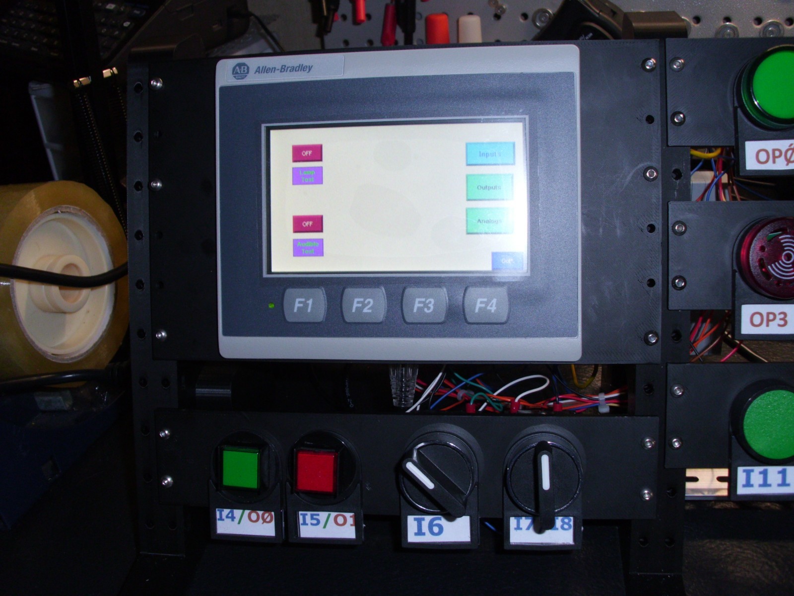 AnalogAllen-Bradley Micro820 Programmable CCW PLC Trainer Kit with Panelview 800