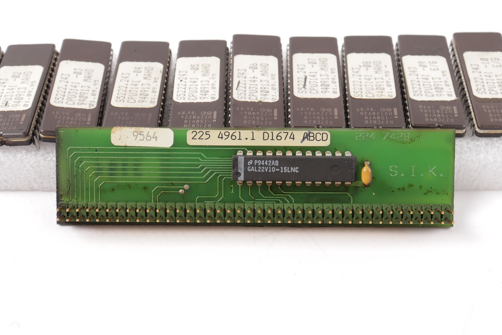 PHILIPS CNC 532 MAHO Systemsoftware S5222.243 CPU 3141+ ON 0000-1113 225 4961.1