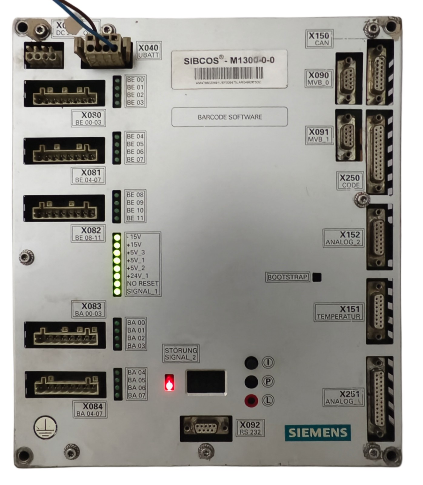 SIEMENS SIBCOS M1300-0-0 Barcode Software SIBCOSM1300 Master Control Unit