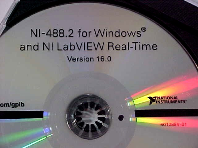 NATIONAL INSTRUMENTS NI-488.2 for Windows & LABVIEW REAL-TIME DVD SD
