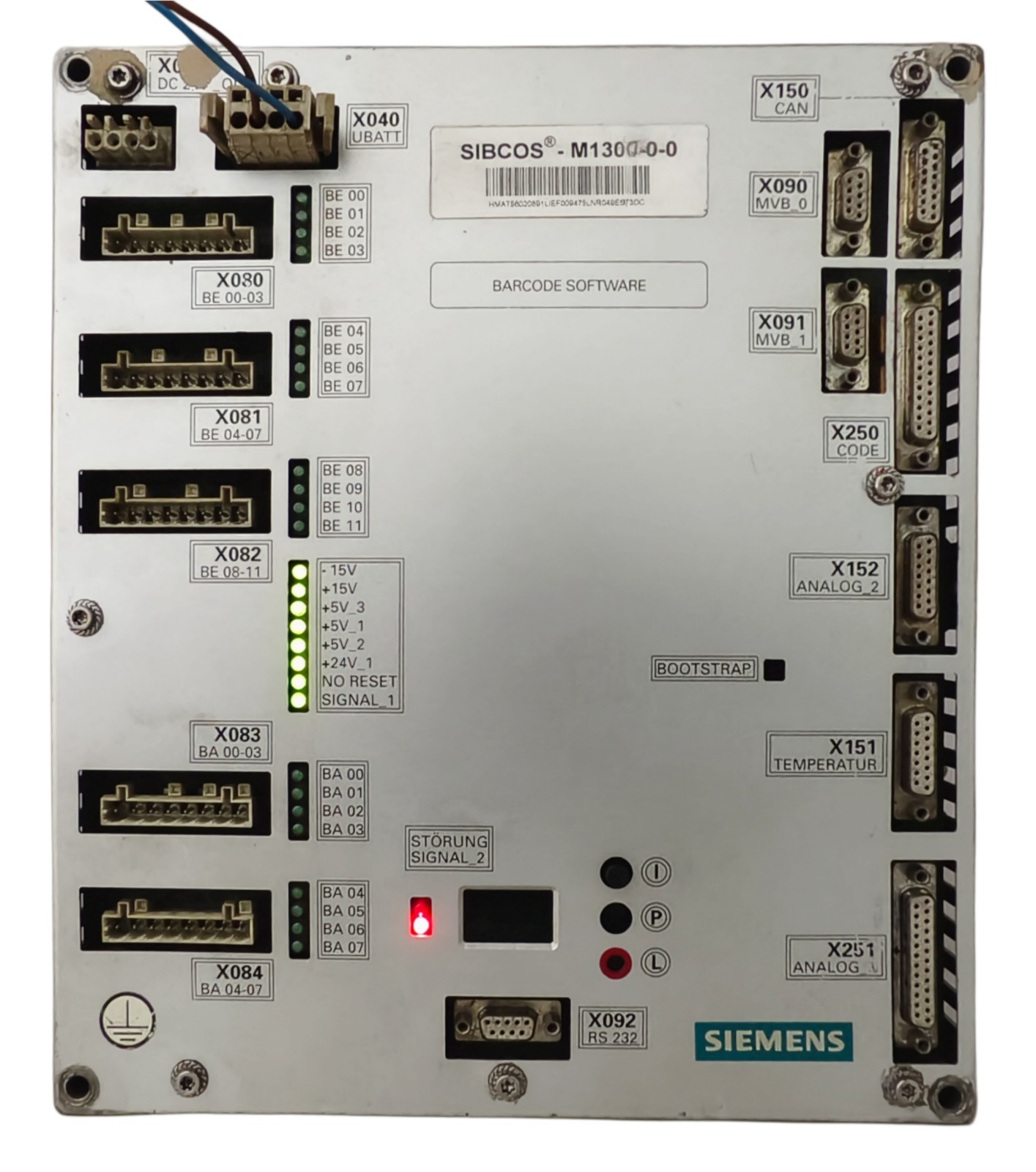 SIEMENS SIBCOS M1300-0-0 Barcode Software SIBCOSM1300 Master Control Unit