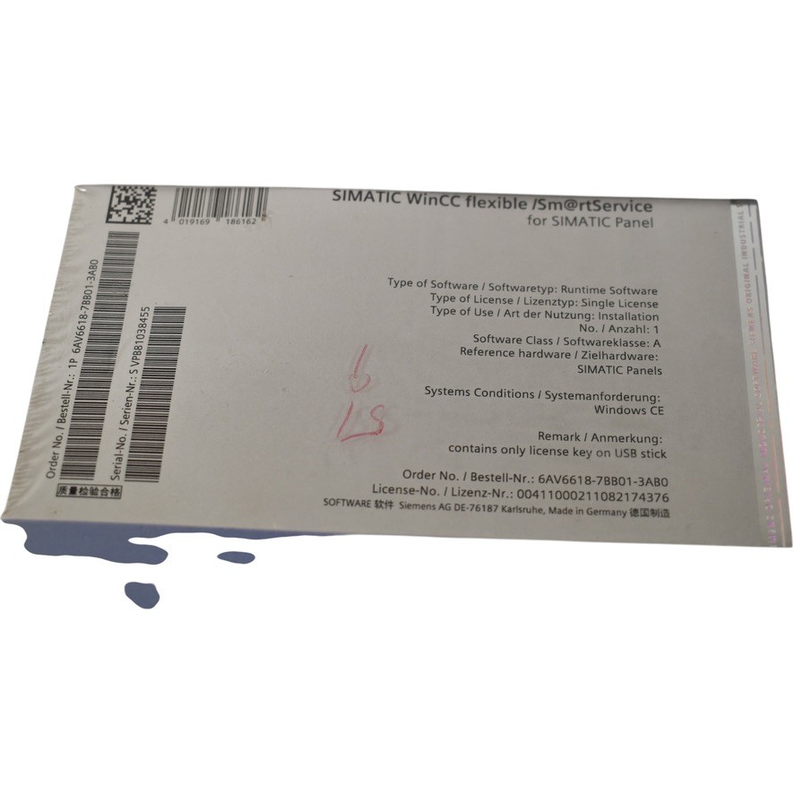 NEW Siemens 6AV6618-7BB01-3AB0 WinCC flexible/Sm@rtService for SIMATIC Panel, ru