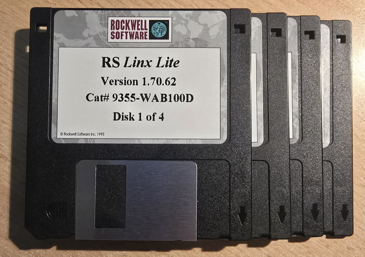 Allen-Bradley RS Linx Lite 9355-WAB100D – V 1.70-62 – Rockwell