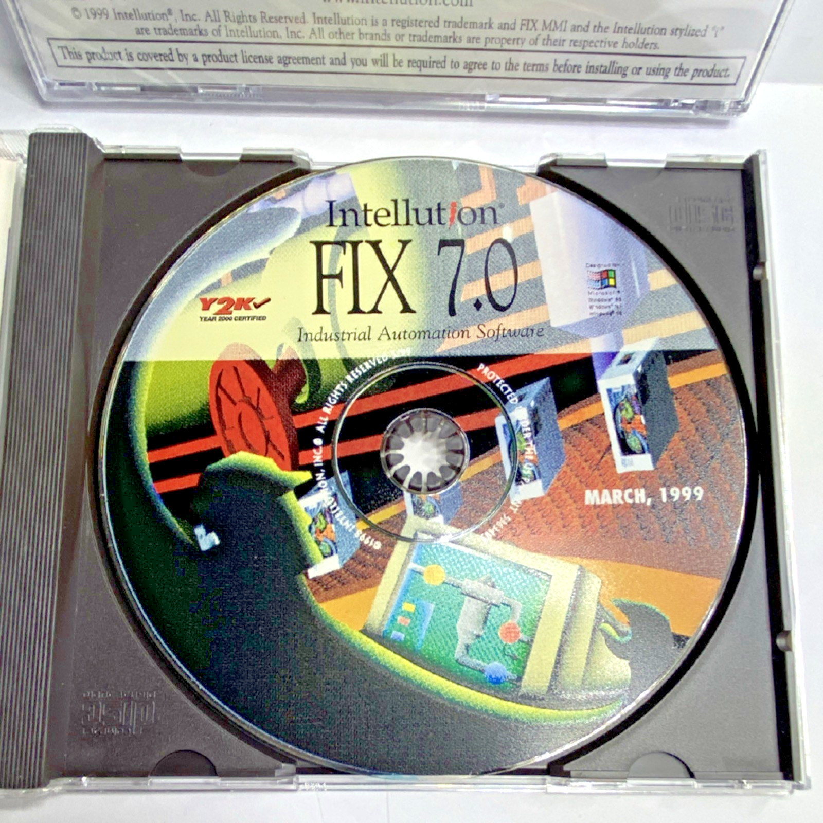 Intellution FIX 7.0 & FIX MMI 7.0 Industrial Automation Software CD Windows