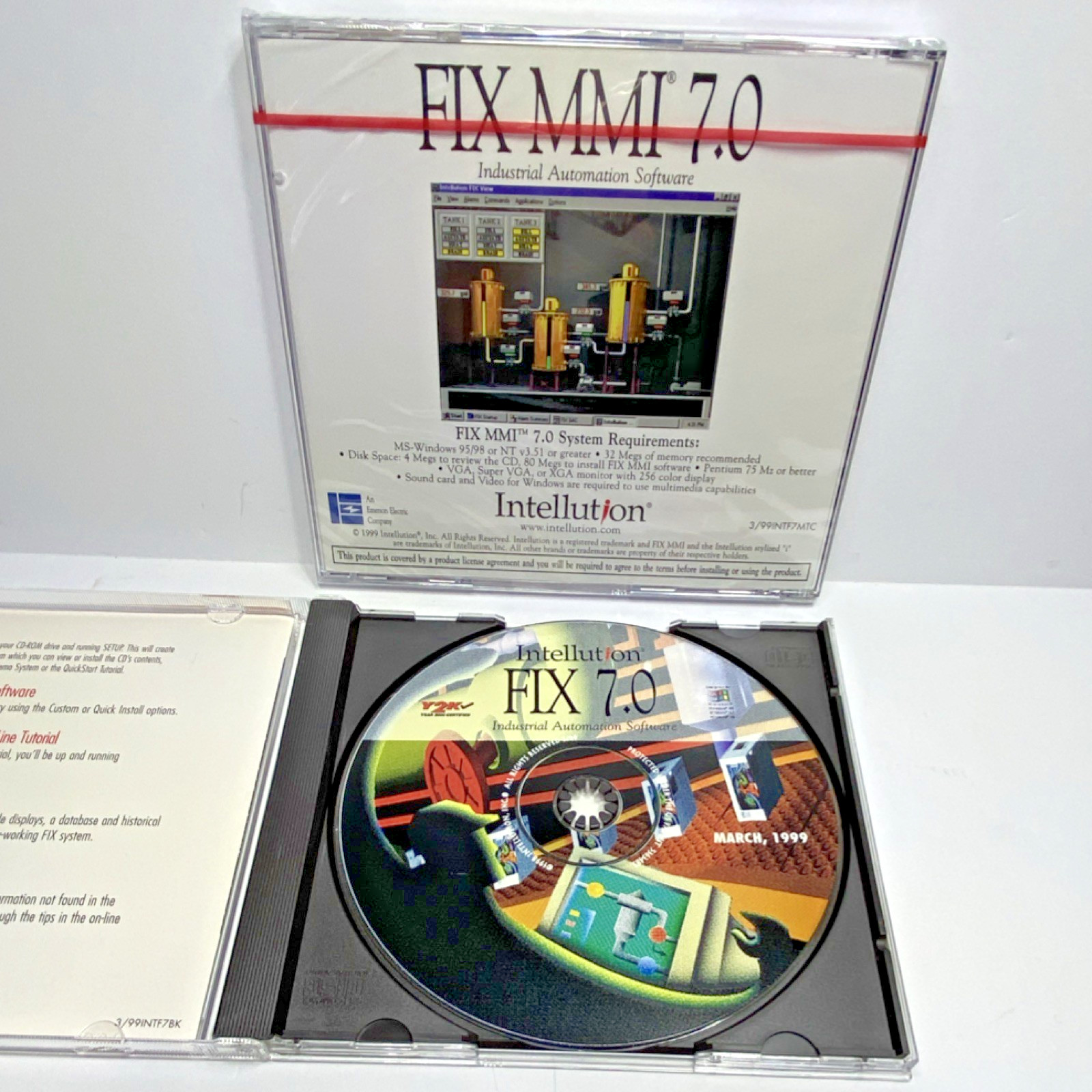 Intellution FIX 7.0 & FIX MMI 7.0 Industrial Automation Software CD Windows