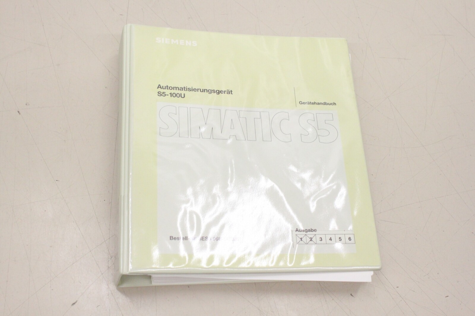 SIEMENS SIMATIC S5 6ES5 998-0UB12 Book 6ES5 998-0UB12
