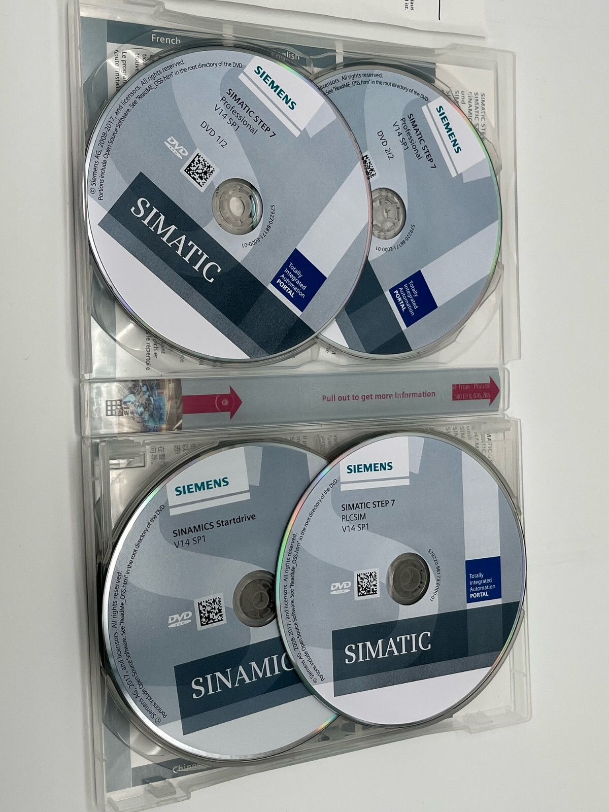 SIEMENS SIMATIC STEP 7 Professional Upgrade V14 SP1 EWK-SUS1055041 Software