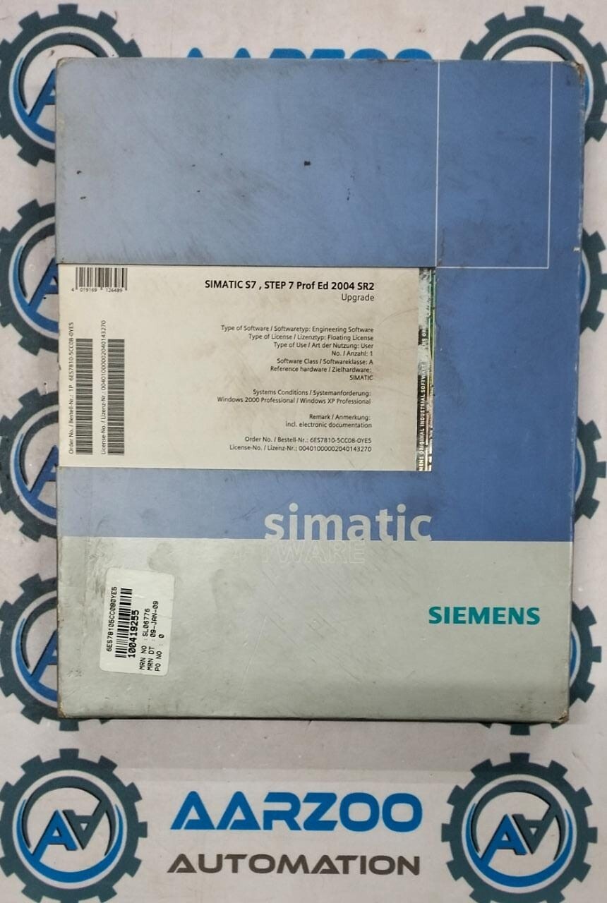Siemens 6ES7810-5CC08-0YE5 Refurbished SIMATIC S7, STEP7 PROF ED2004, FLOATING