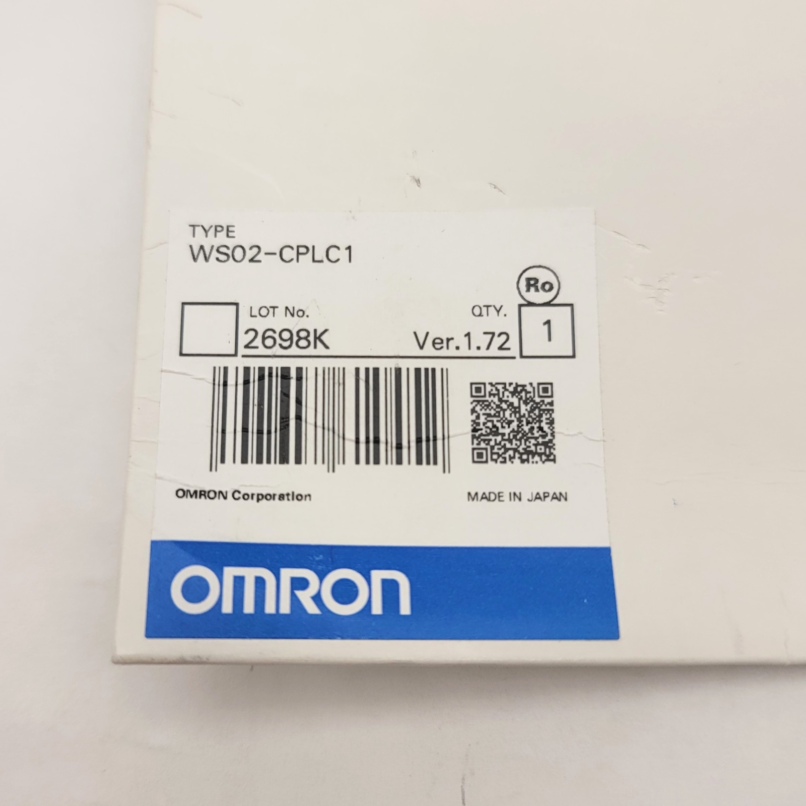 Omron WS02-CPLC1 1x License CD Media CX-COMPOLET Software With SYSMAC Gateway