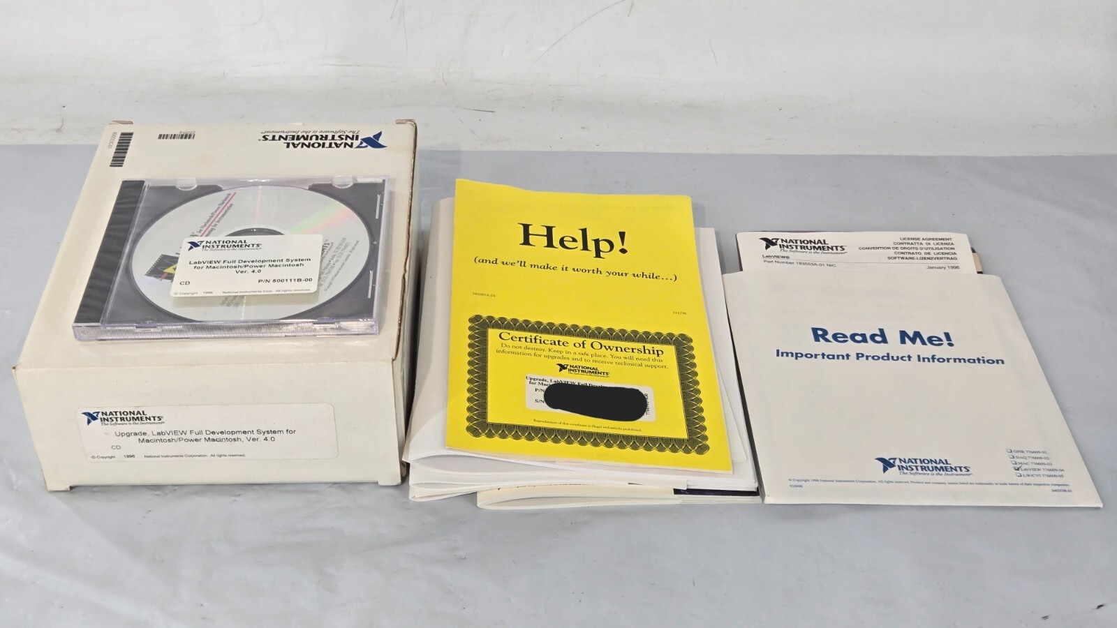 National Instruments P/N 500111B-00 LABVIEW labview