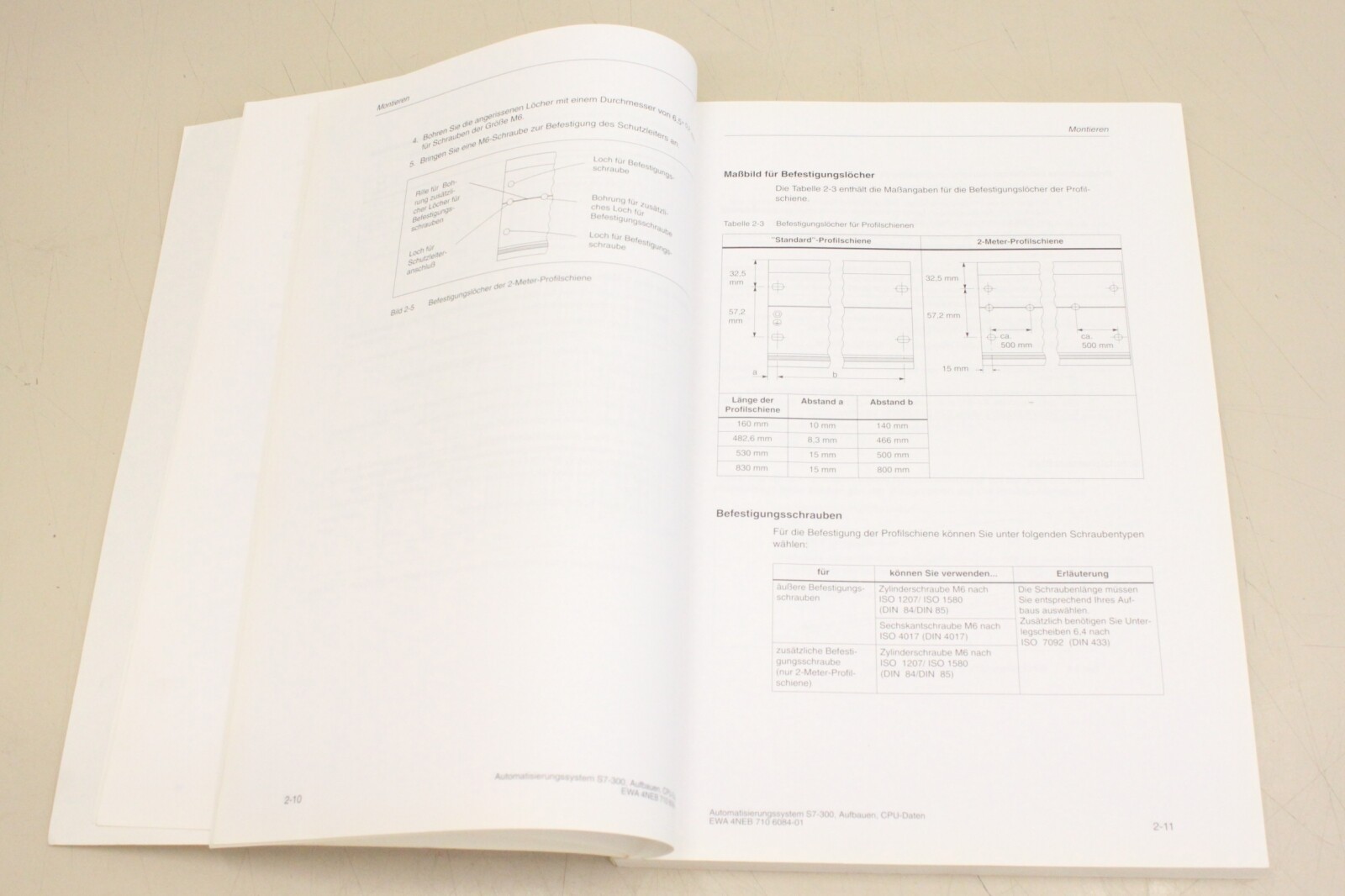 SIEMENS SIMATIC S7-300 Aufbauen CPU-Daten Handbuch SPS EWA4NEB7106084-01
