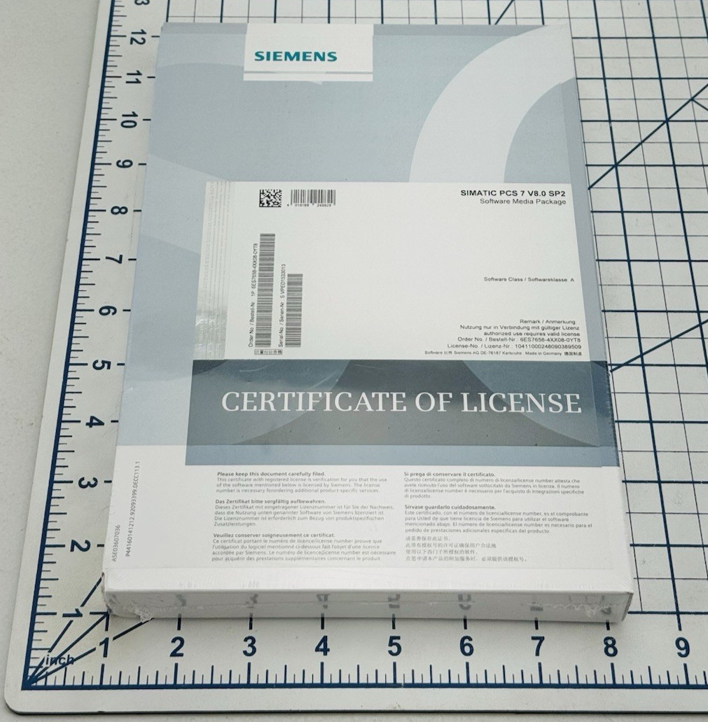 New! SIEMENS 6ES7658-4XX08-0YT8 SIMATIC PCS 7 V8.0 SP2 Software Package WARRANTY