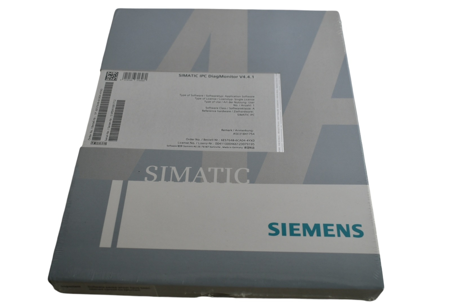 NEW Siemens 6ES7648-6CA04-4YX0 SIMATIC IPC DIAGMONITOR V4.4 software for diagnos