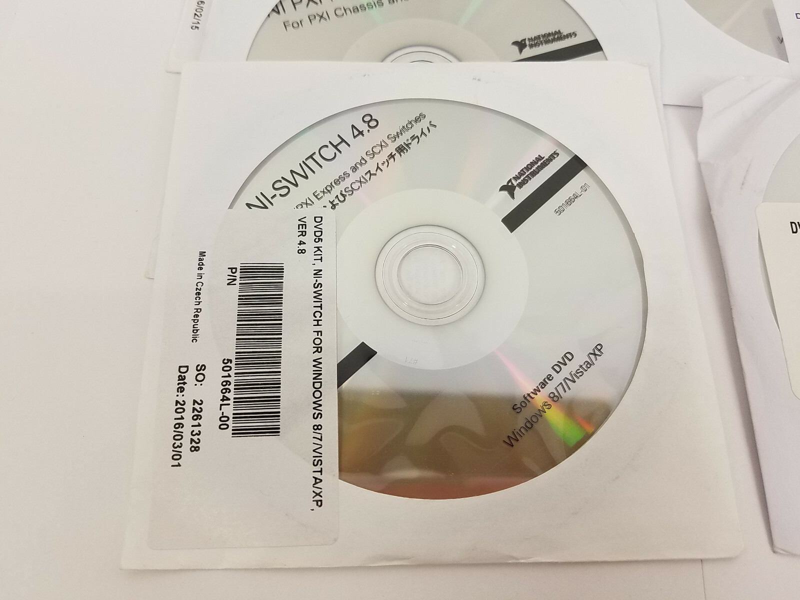 National Instruments NI Switch Executive 2015 DVD Set PXI Platform, SCXI Switch