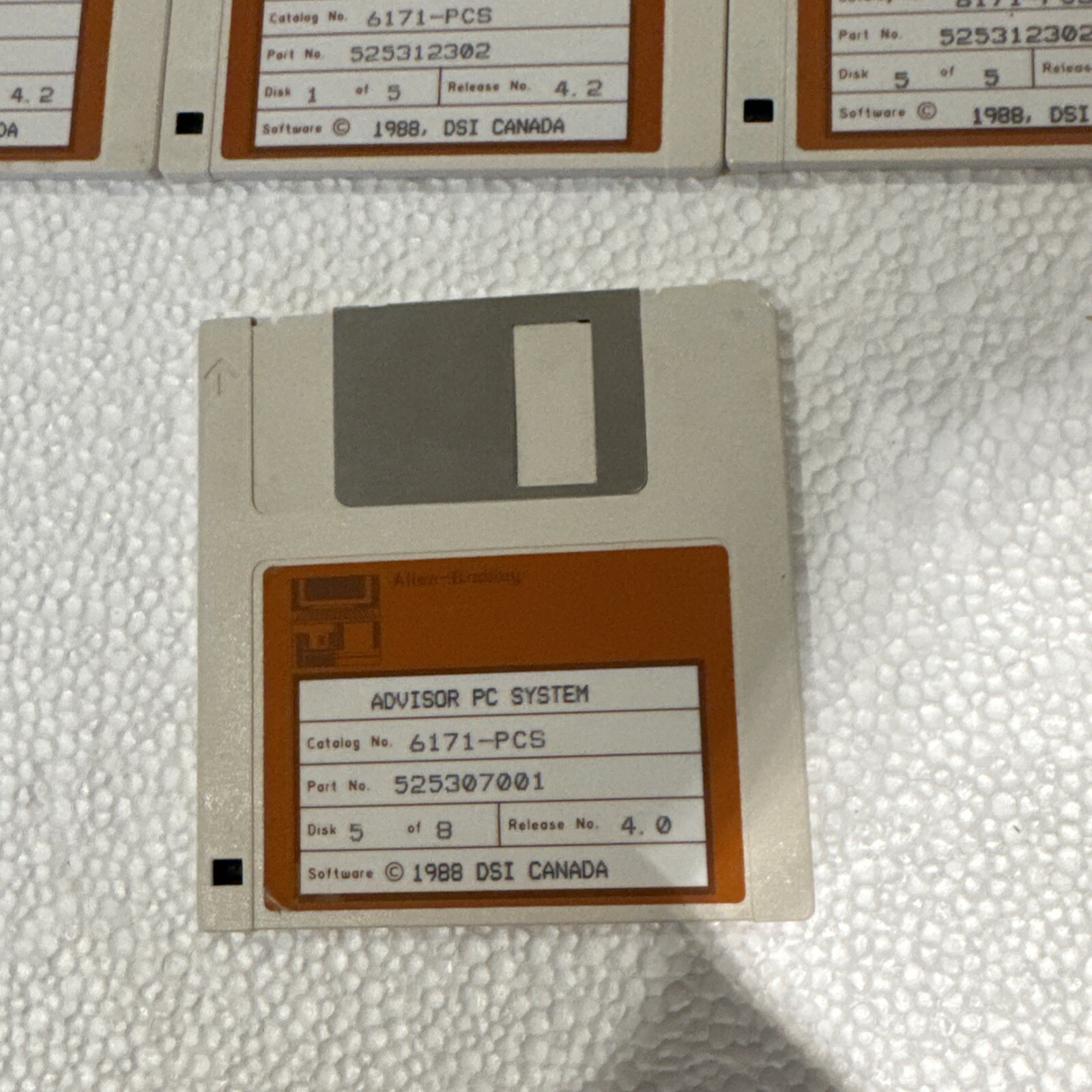 Allen bradley advisor pc sample app floppy disk Set