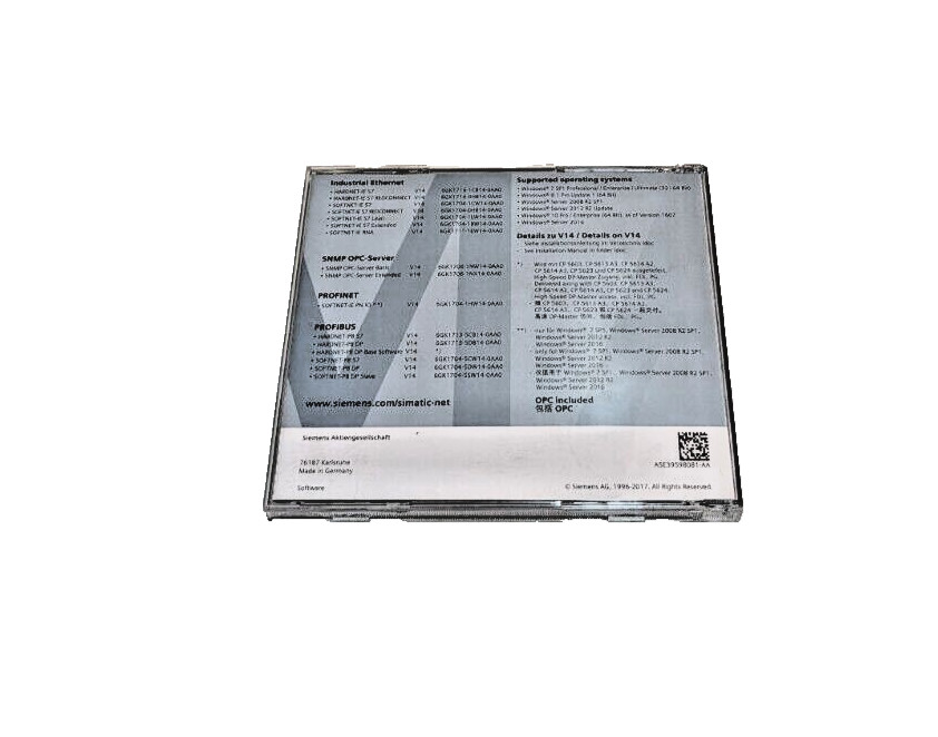 NEW SIEMENS SIMATIC STEP 7 PROFESSIONAL V14 SP1 & SIMATIC NET DVD-ROMs 5PCS LOT