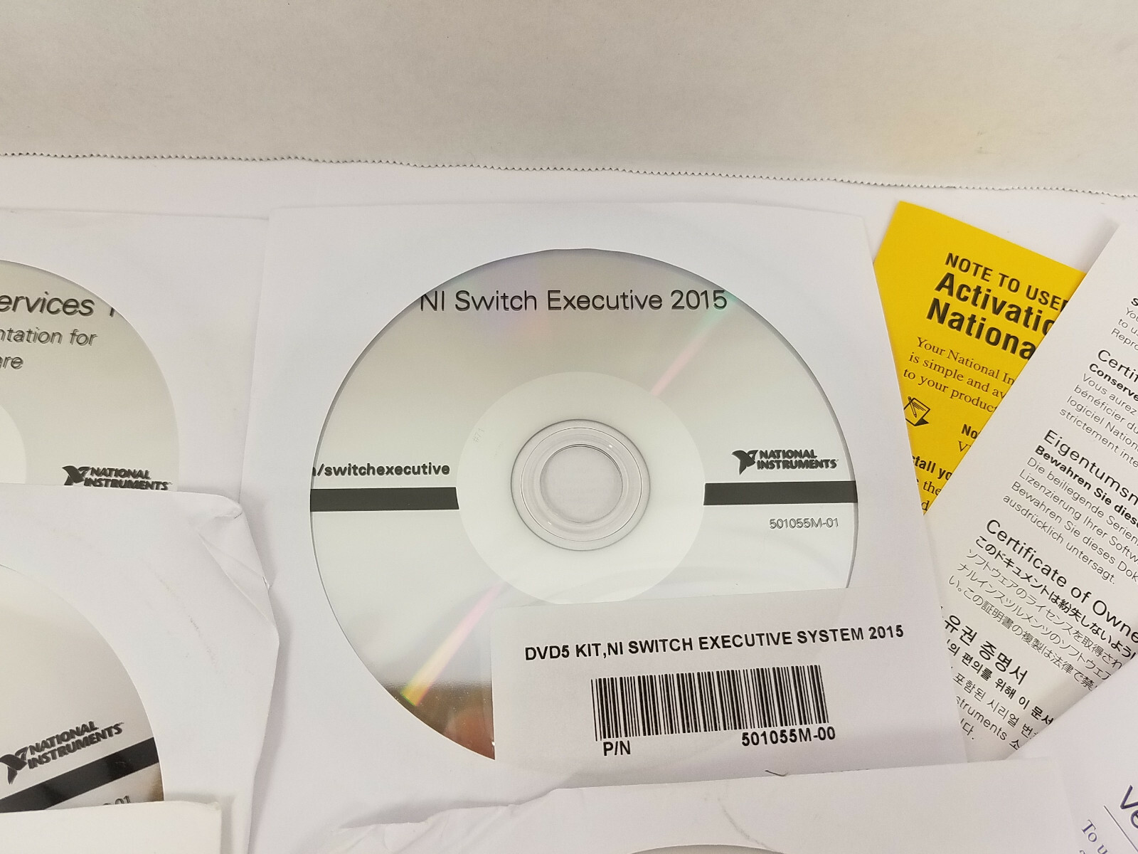 National Instruments NI Switch Executive 2015 DVD Set PXI Platform, SCXI Switch
