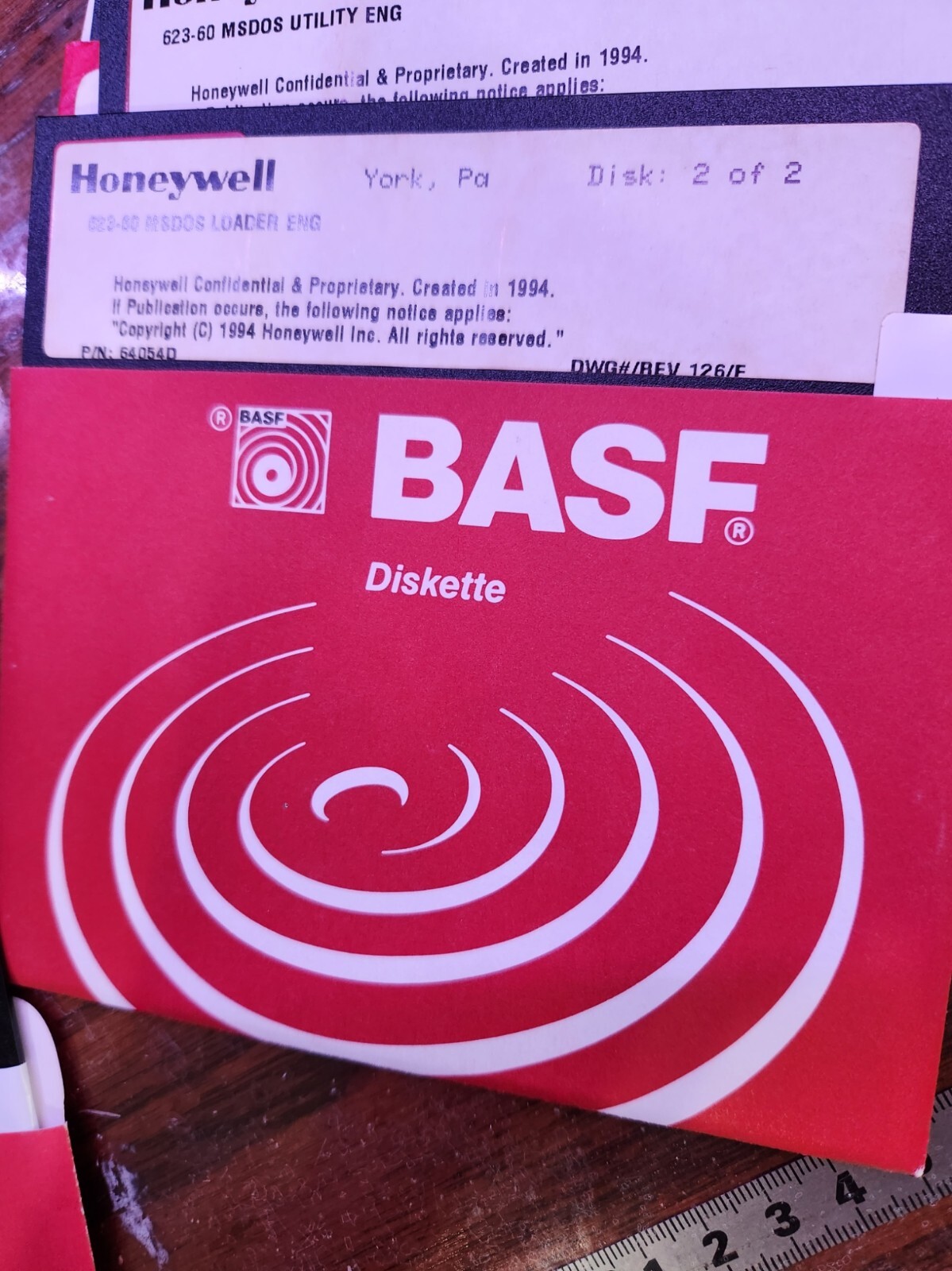 Honeywell IPC 623 Series –  Original Disks – Ver 4.2-4.3  (6) 5.25″Disk Total