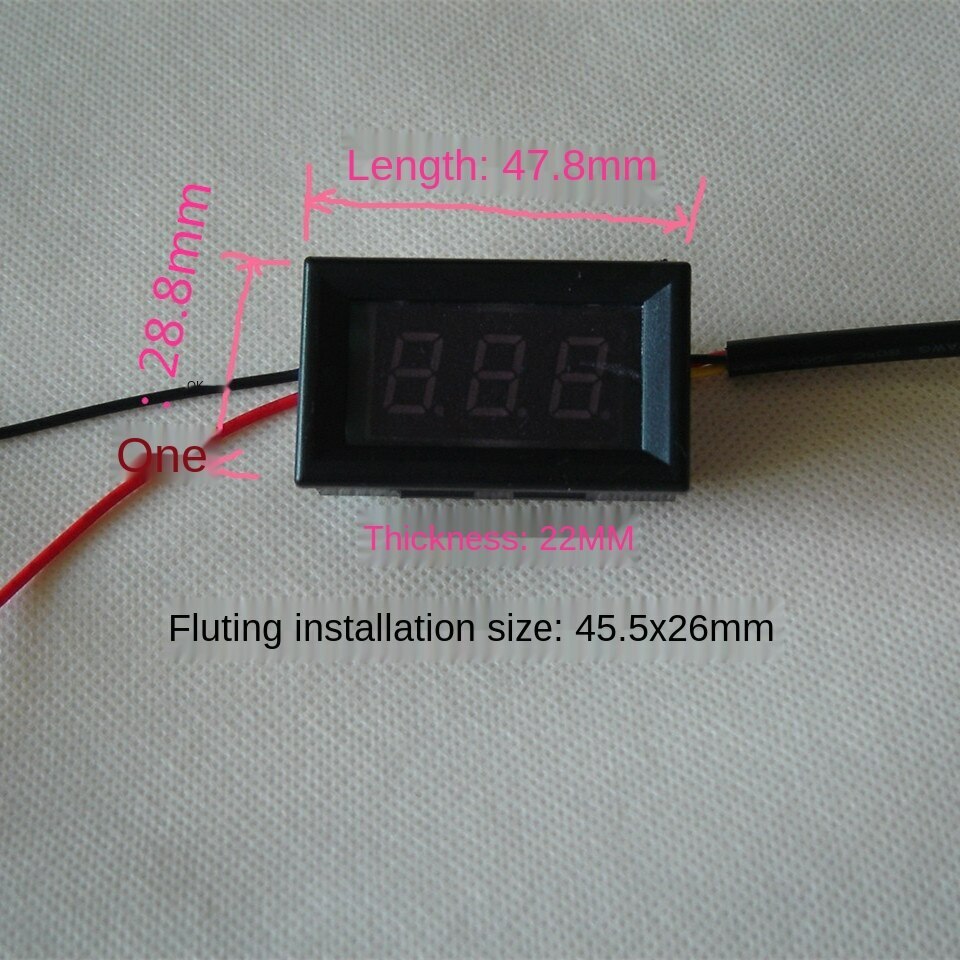 1PC pneumatic shock digital pressure gauge Small panel mounting Pressure gauge