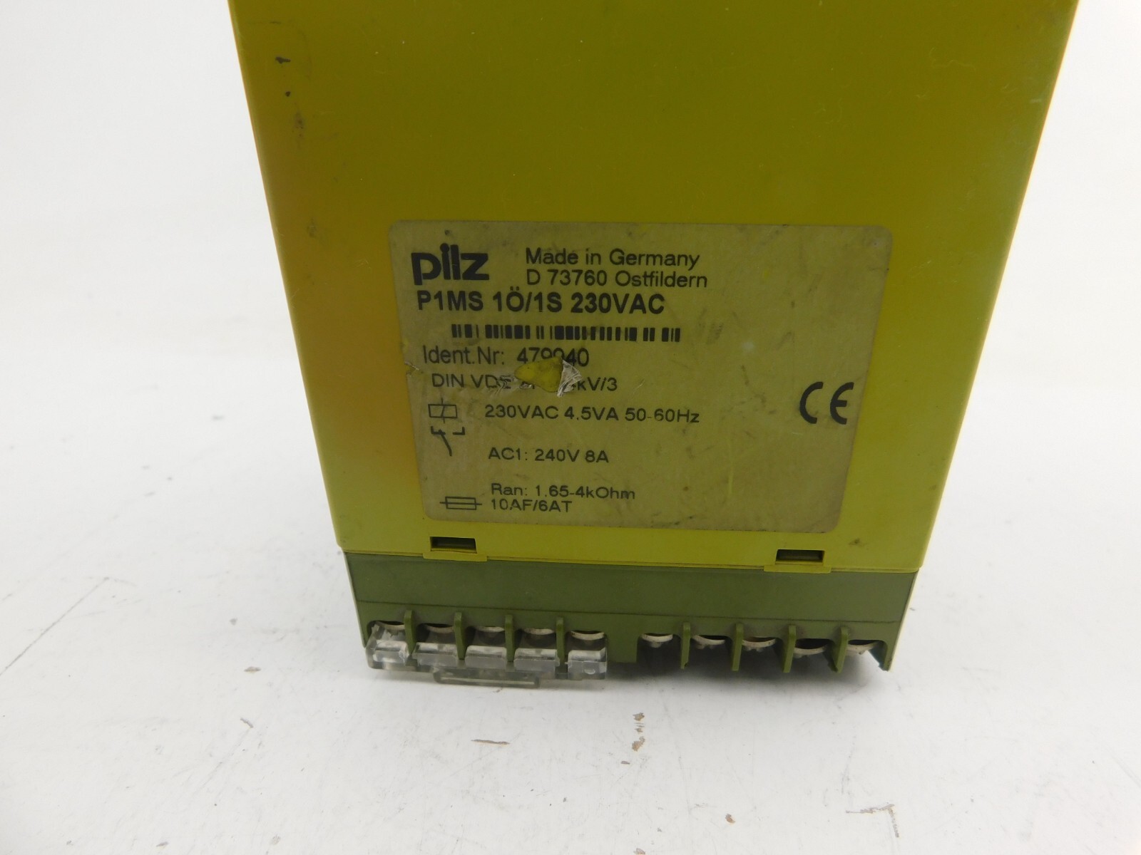 Mushroom P1ms 1Ö/1S 479940 230 VAC 4.5 VA 50-60Hz AC1 240V 8A