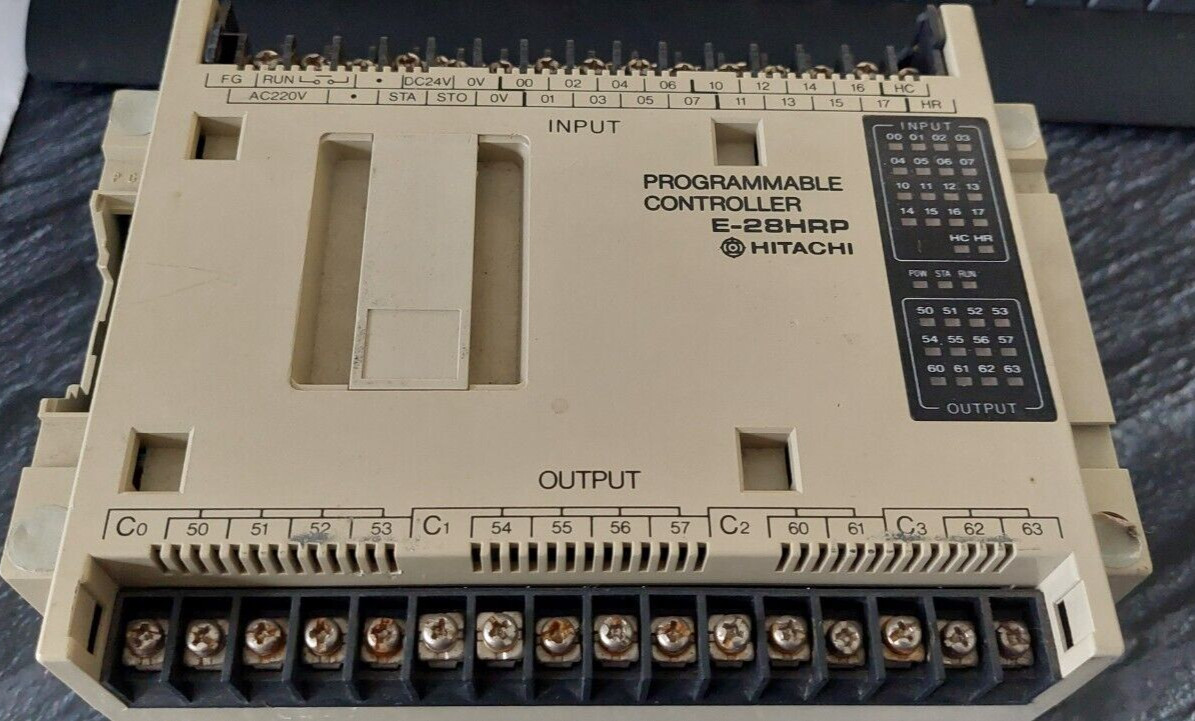 Hitachi – SPS Control – E-28HRP – Programmable Controller – 91E30 – Used