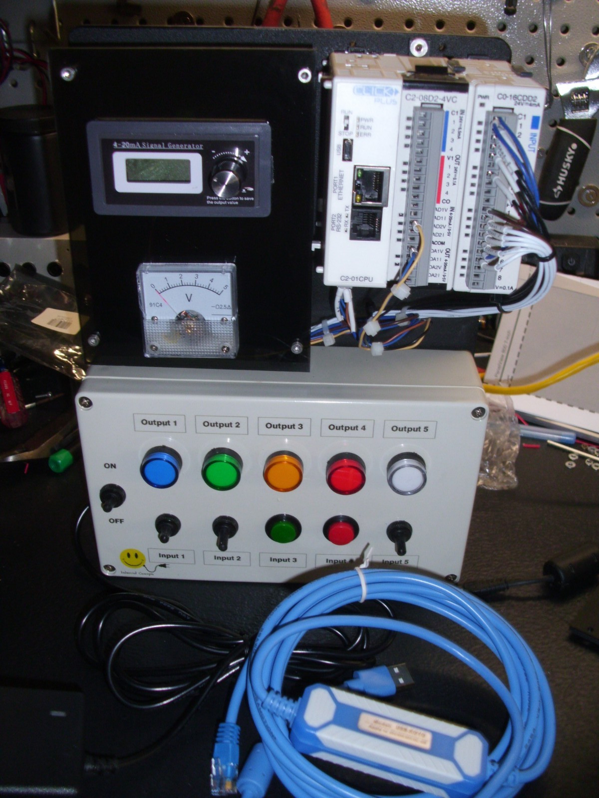 Automation Direct Click Plus PLC Trainer -Analog, Digital