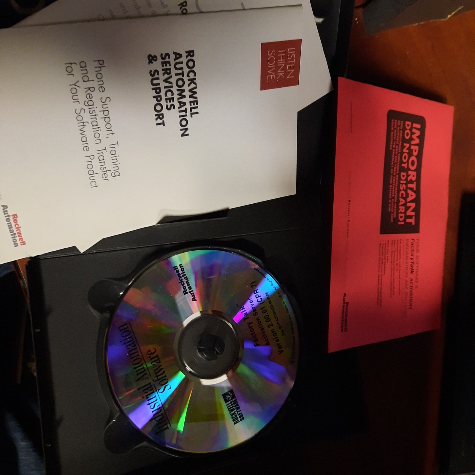 Rockwell Automation 9305RSVADFCENE RSView32 Factory Talk Version 2.00.01 CPR 7