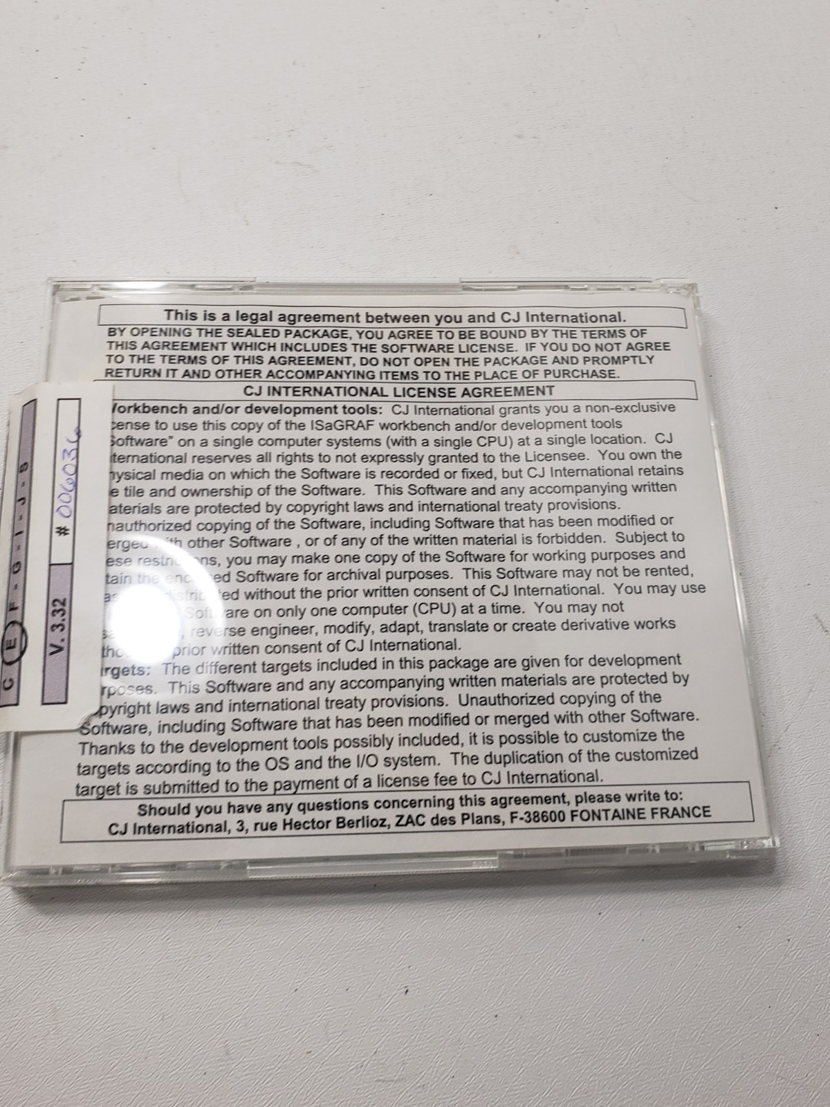 ISaGRAF V3.32 IEC 1131-3 Soft Logic PLC Software CD Manual WD16 Dongle