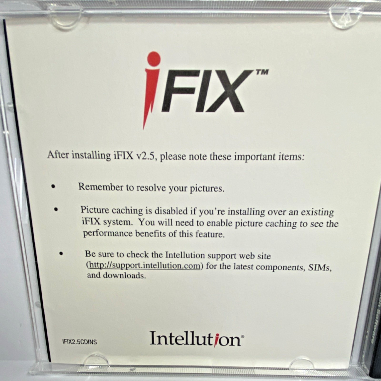 Intellution iFIX v2.5 Automation Software CD for Windows NT/2000