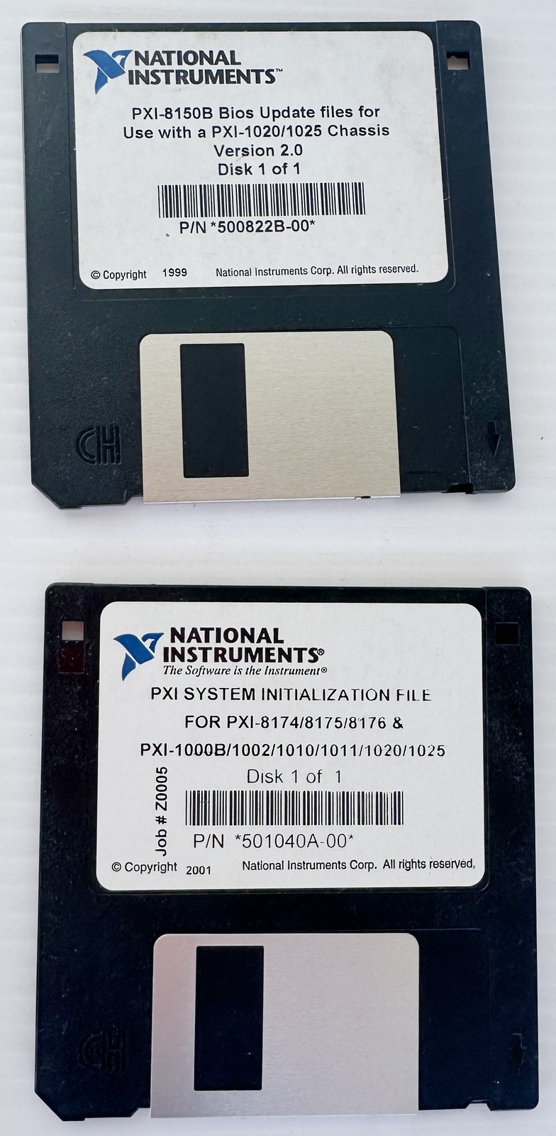 National Instruments NI PXI Software Set – 8 x Floppy Disks *NEW*