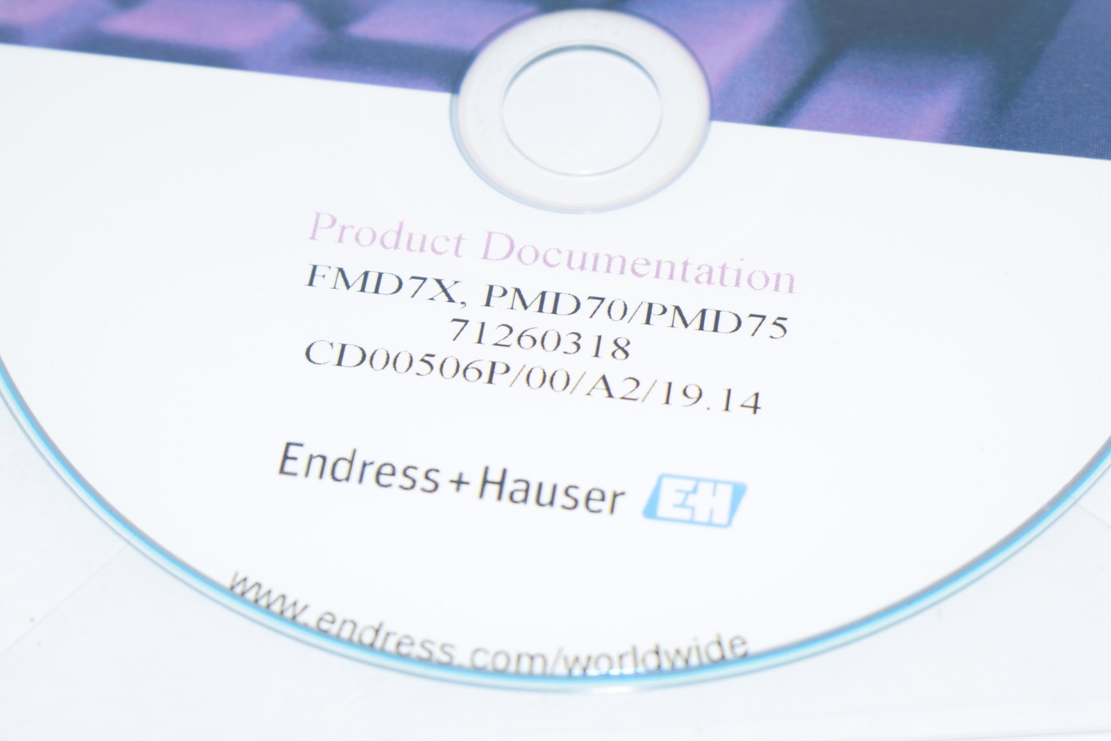NEW Endress + Hauser Software Product Documentation CD00506P 71260318 FMD7X