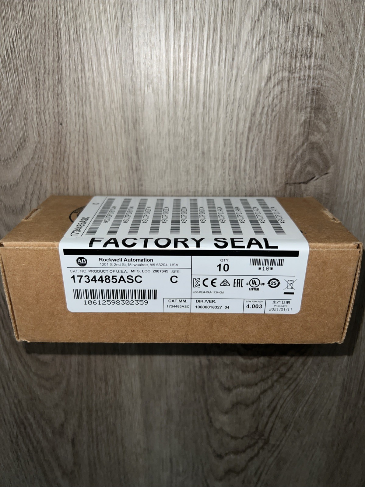 NISB – Allen Bradley 1734485ASC Ser.C 10 Pieces – USA