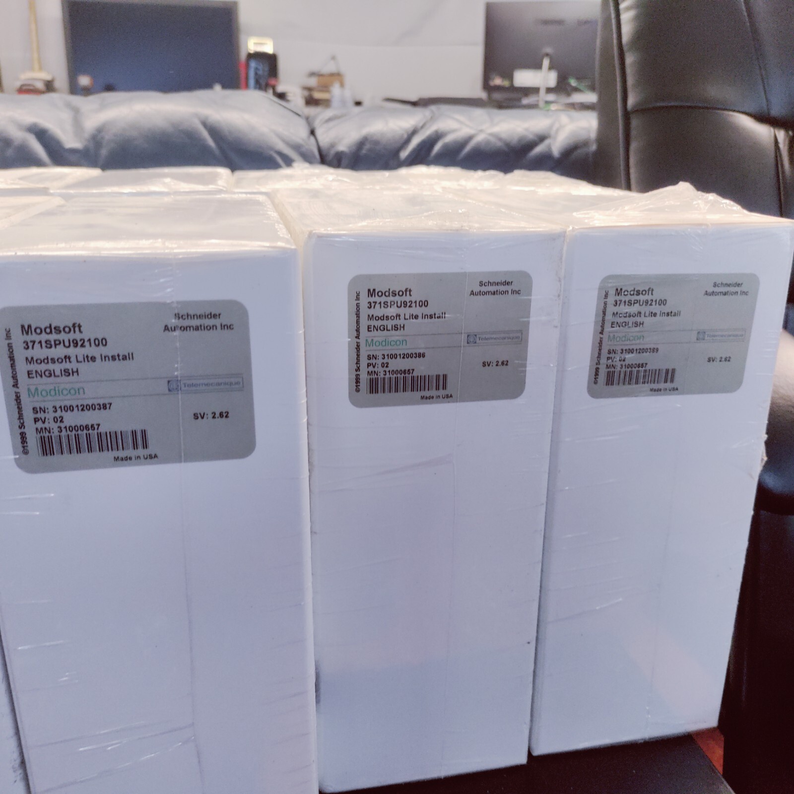 Modsoft Lite PLC Software disks, Version 2.62, for Modicon Micro, 984 Compact