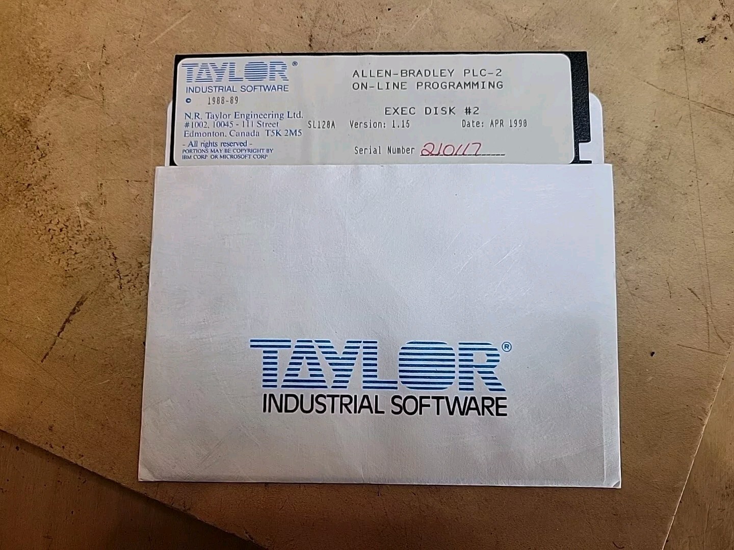 Allen Bradley PLC-2 On-Line Programming Software by Taylor Industrial