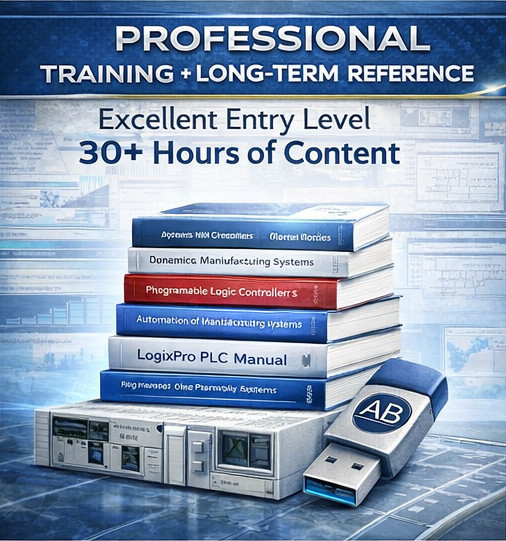 PLC Training LITE Course | Video Training, SIMULATOR & Books | USB 2026 Edition