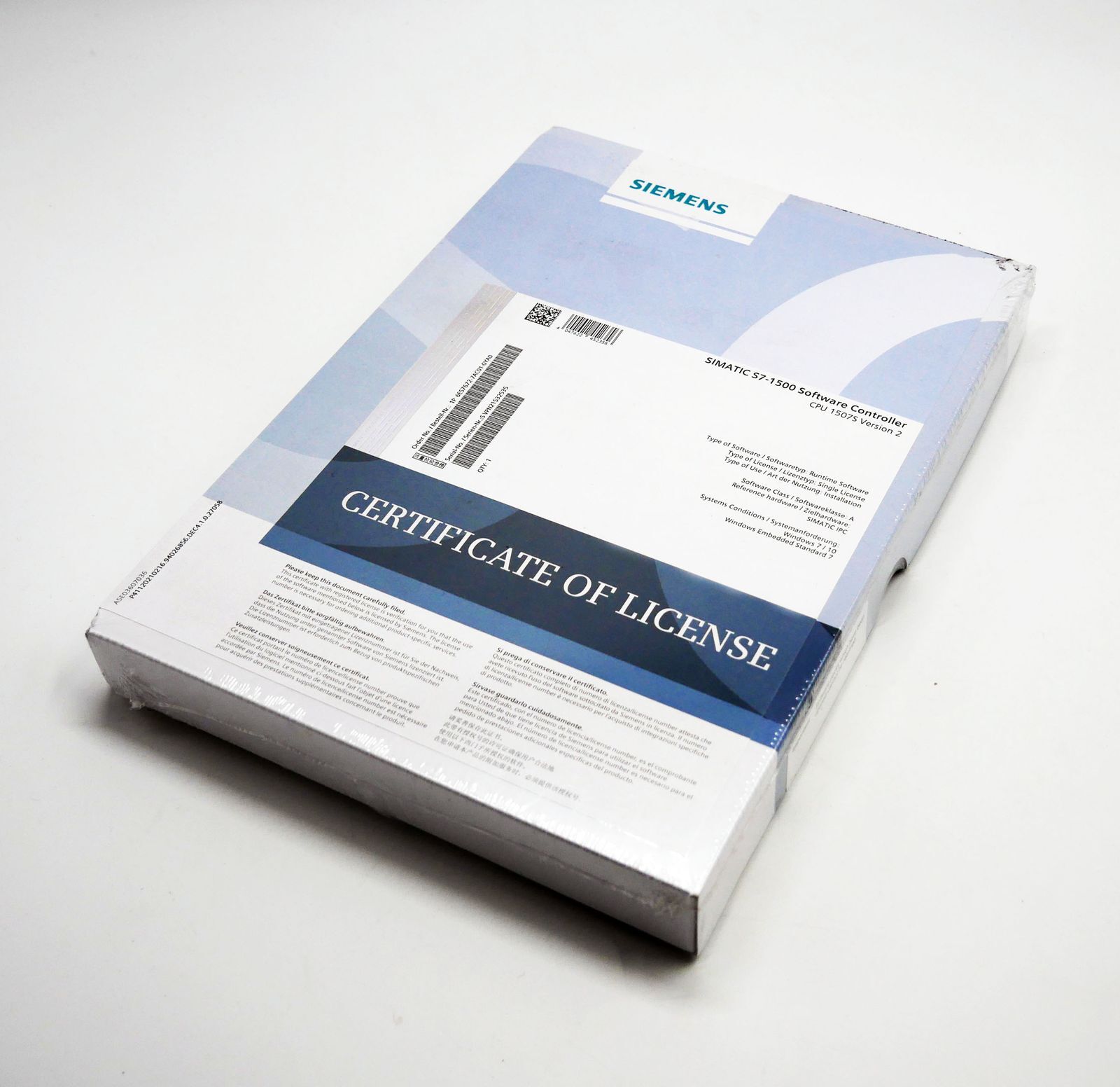 Siemens SIMATIC S7-1500 6ES7672-7AC01-0YA0 Ver: 2 Software Controllers -sealed-