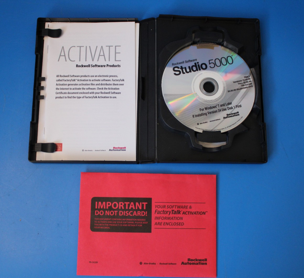 Allen-Bradley 9324-RLD250ENM Studio 5000 Professional RSLogix 5000 Rockwell