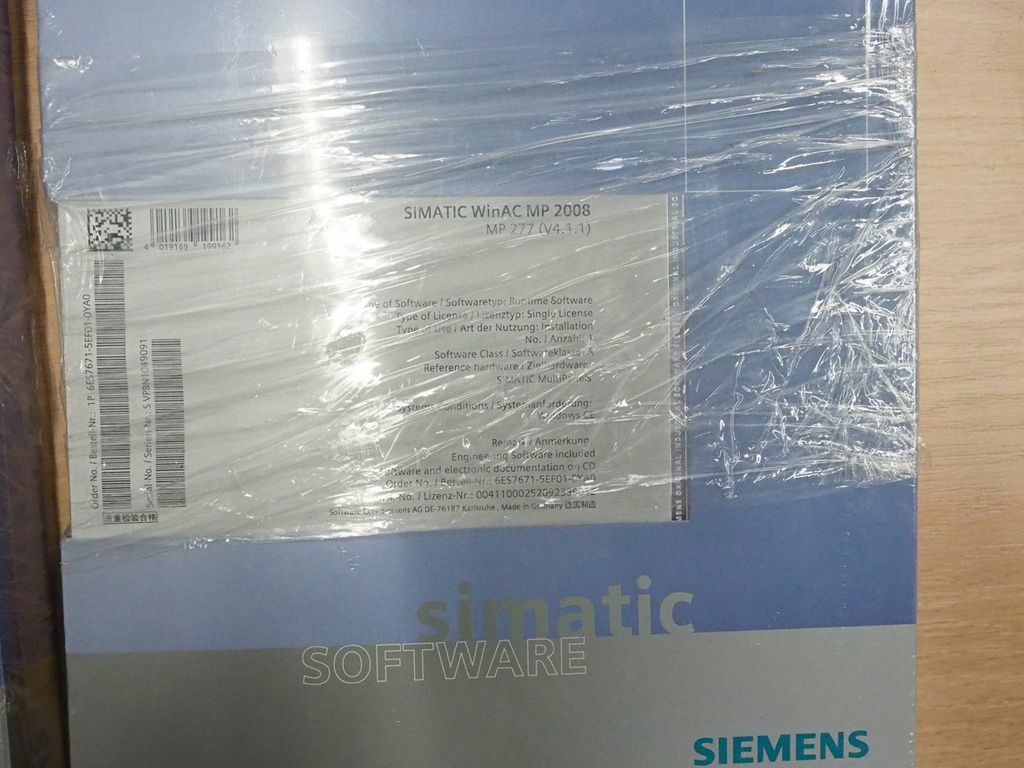 Siemens SIMATIC Software 5X WinAC MP 2008 WinCC V15 Sealed