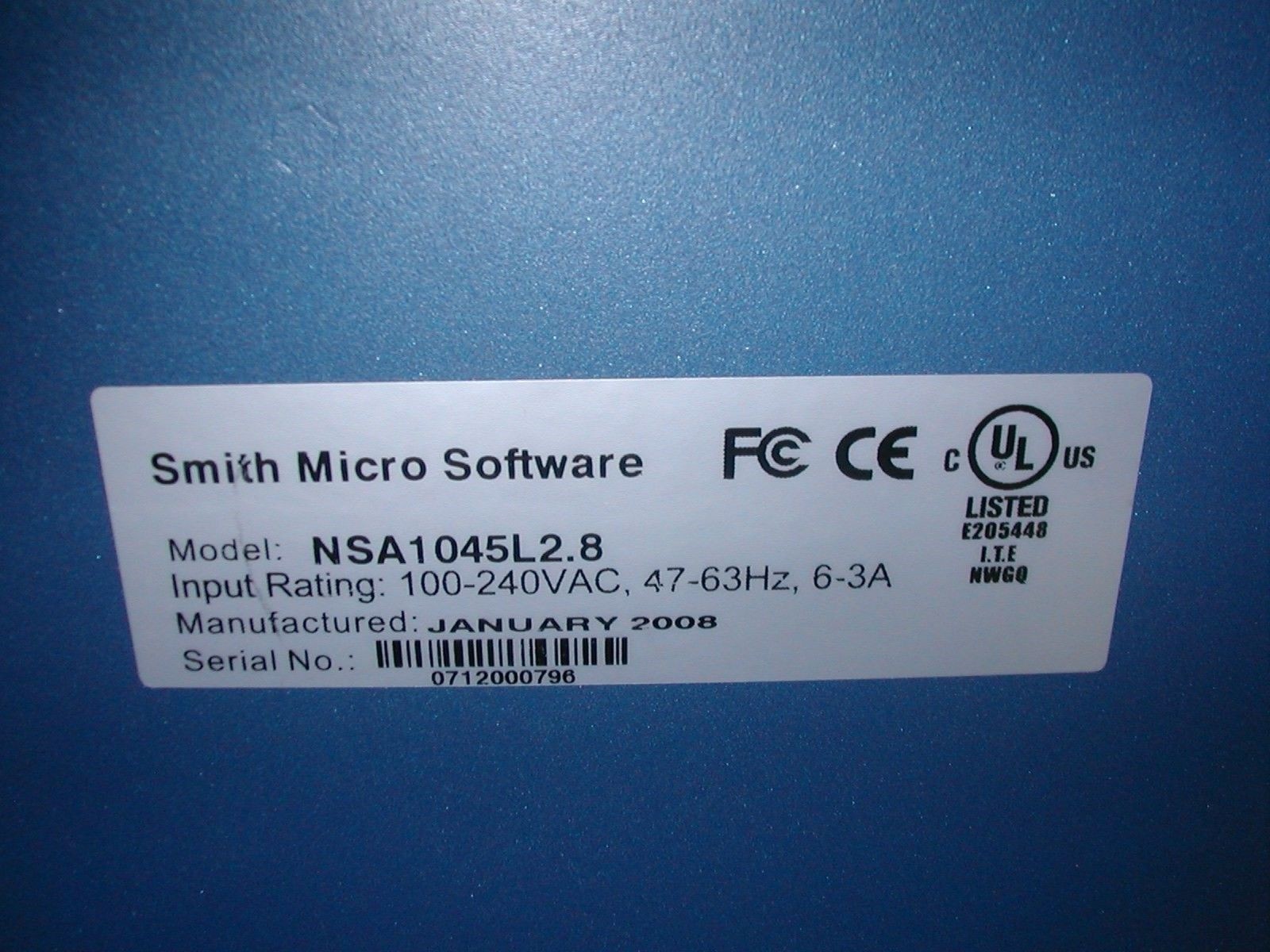 Smith Micro Software Quicklink Gateway Appliance NXG 500 NSA1045L2.8 Used J8