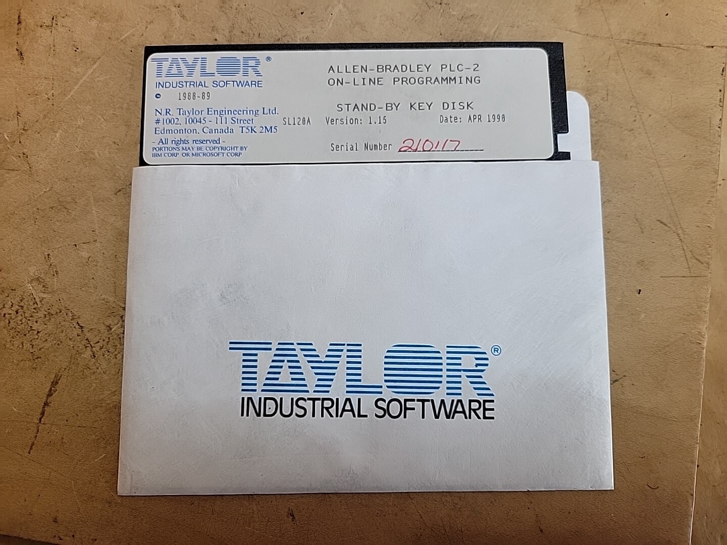 Allen Bradley PLC-2 On-Line Programming Software by Taylor Industrial
