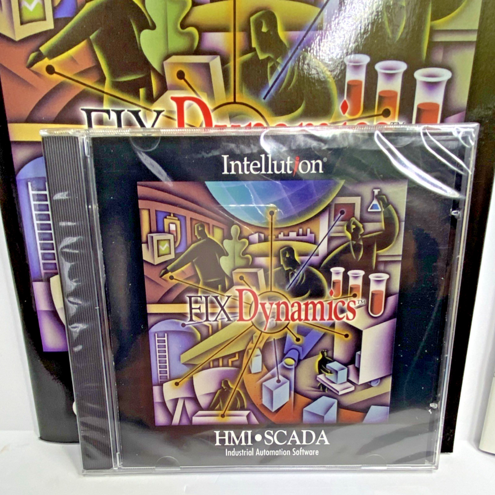 Intellution FIX Dynamics HMI/SCADA CD Software with Manuals