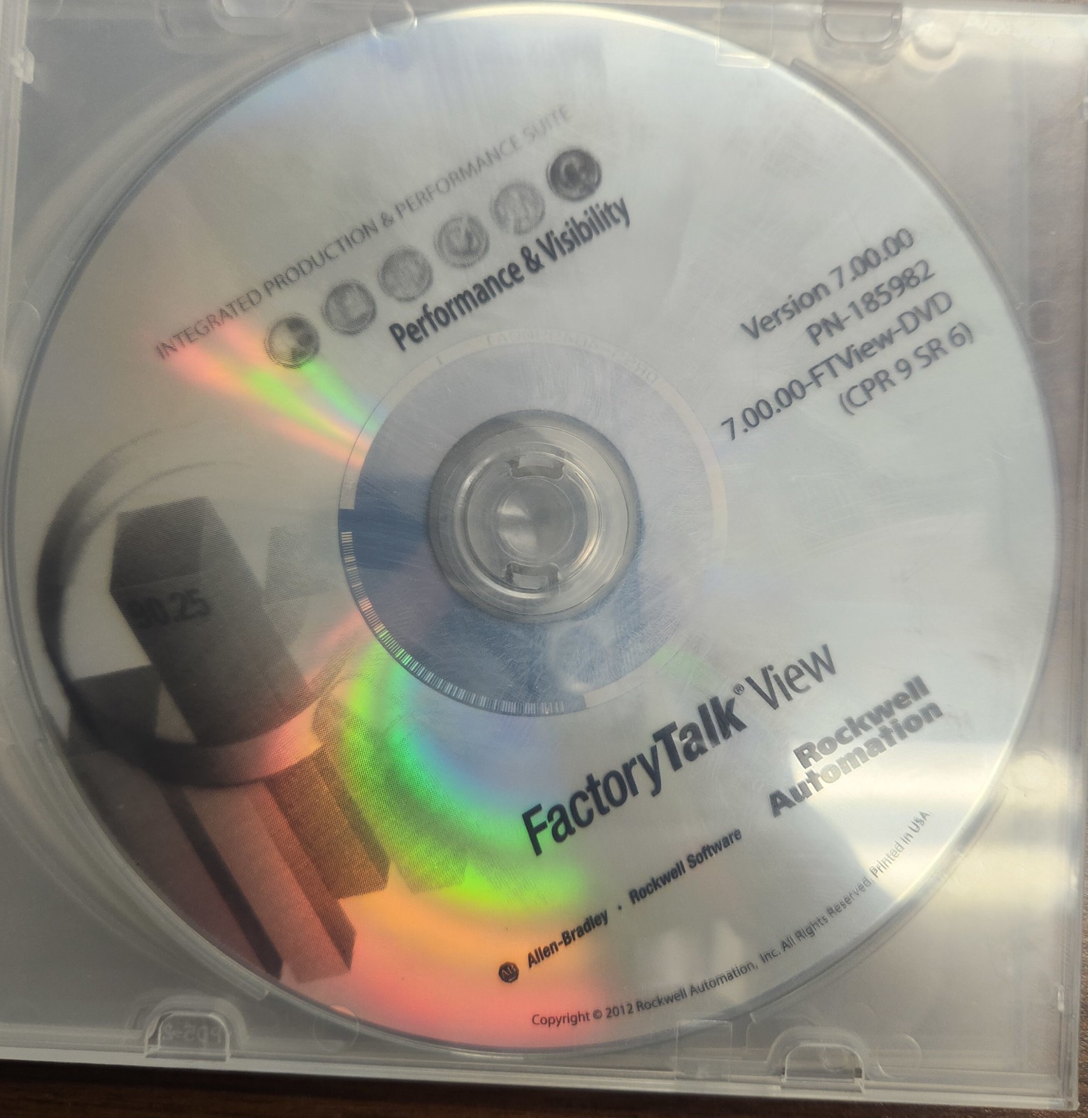 Rockwell Automation Allen Bradley FactoryTalk View Version 7.00.00