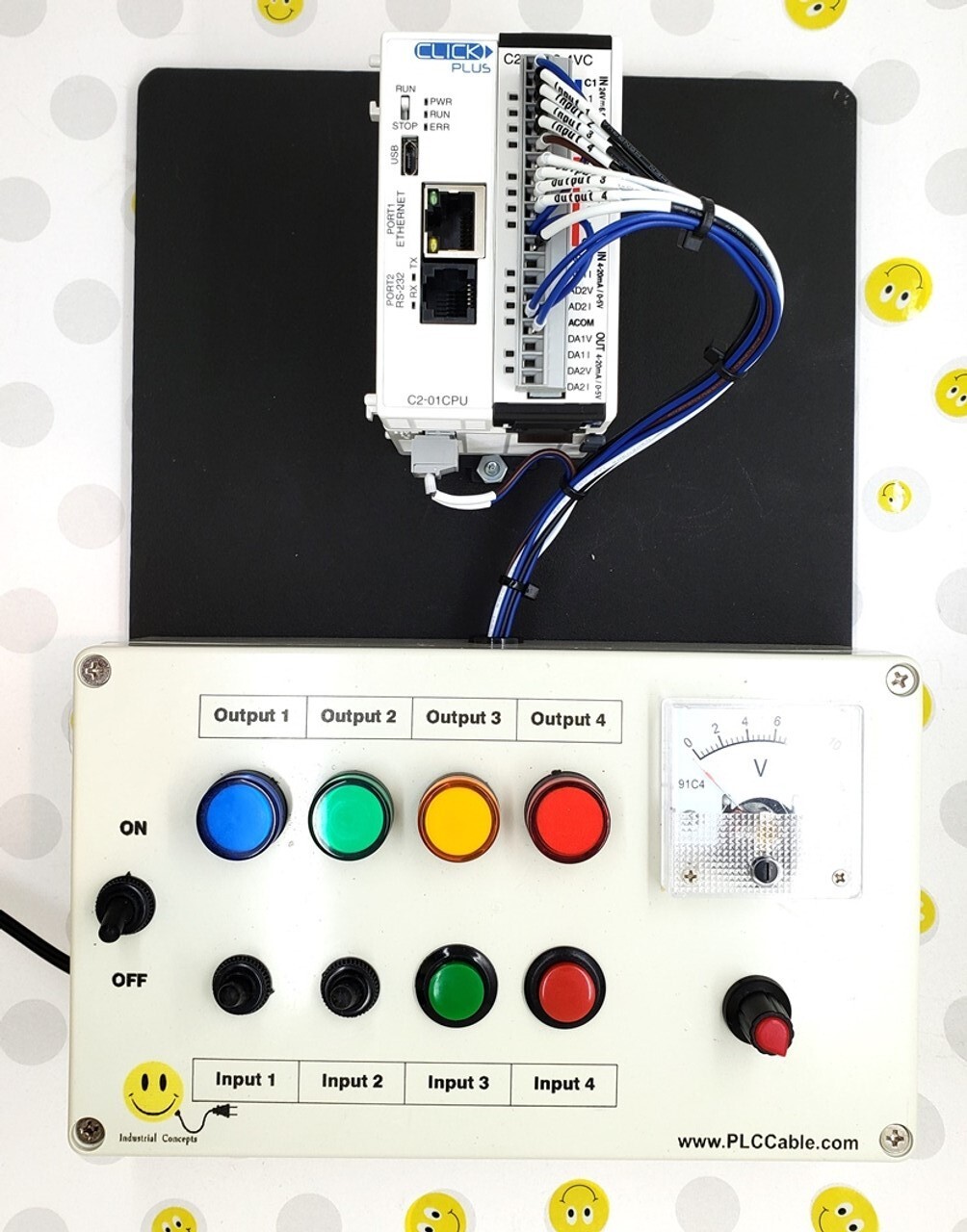 Automation Direct ((Ethernet)) PLC Trainer – Click PLUS (Koyo) Analog, Digital
